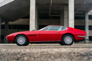 1971 Maserati Ghibli SS 4.9 Coupe by Ghia side profile