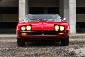 1971 Maserati Ghibli SS 4.9 Coupe by Ghia headlights