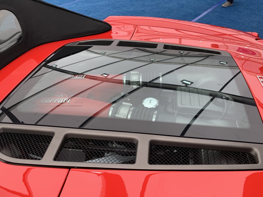 F430 Spider engine cover