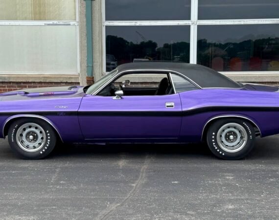 Mecum Tulsa 2026 results featuring a Dodge Challenger R/T