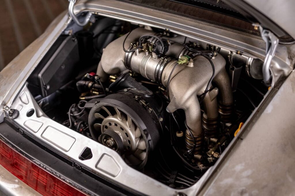 1993 911 Carrera RSR 3.8 'Strassenversion' engine having covered just 10 km since new