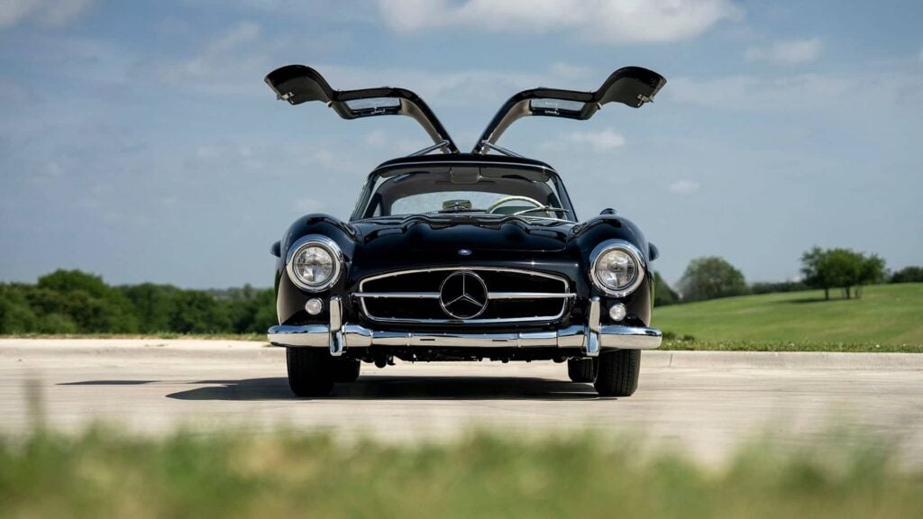 1955 Mercedes-Benz 300 SL Gullwing Coupe offered by Broad Arrow Monterey