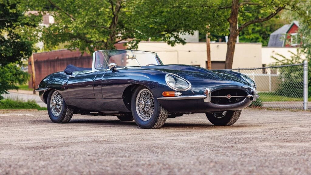 Jaguar E-Type at Broad Arrow Monterey
