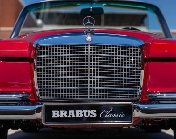Mecum Monterey 2026 showcasing Brabus-restored 280 SE