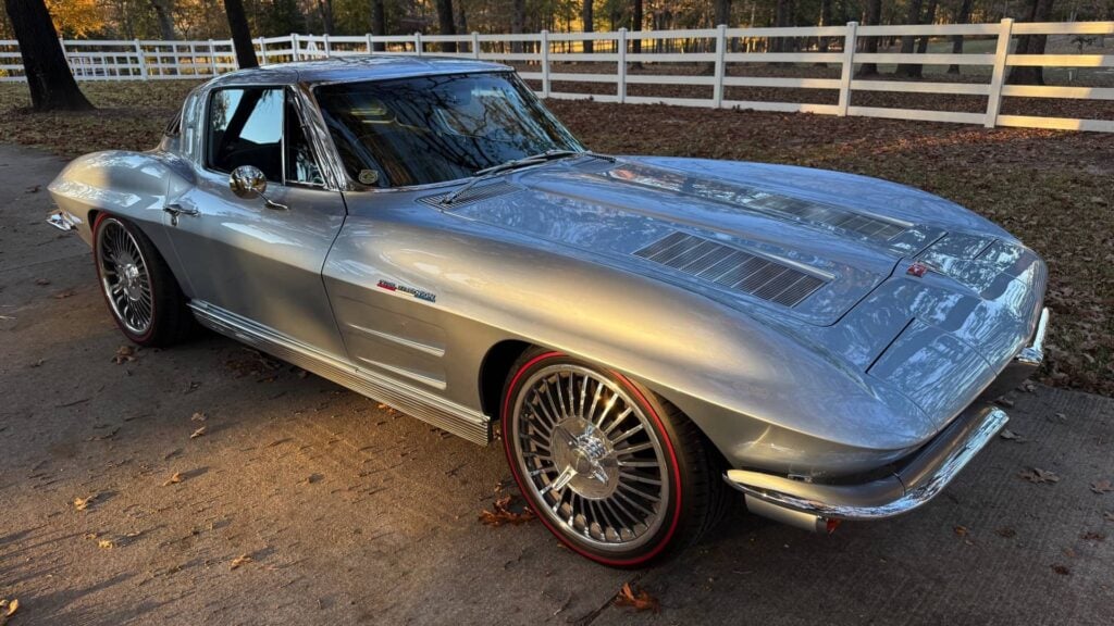 This 1963 Chevrolet Corvette Split Window Coupe topped the third day of Mecum Dallas results