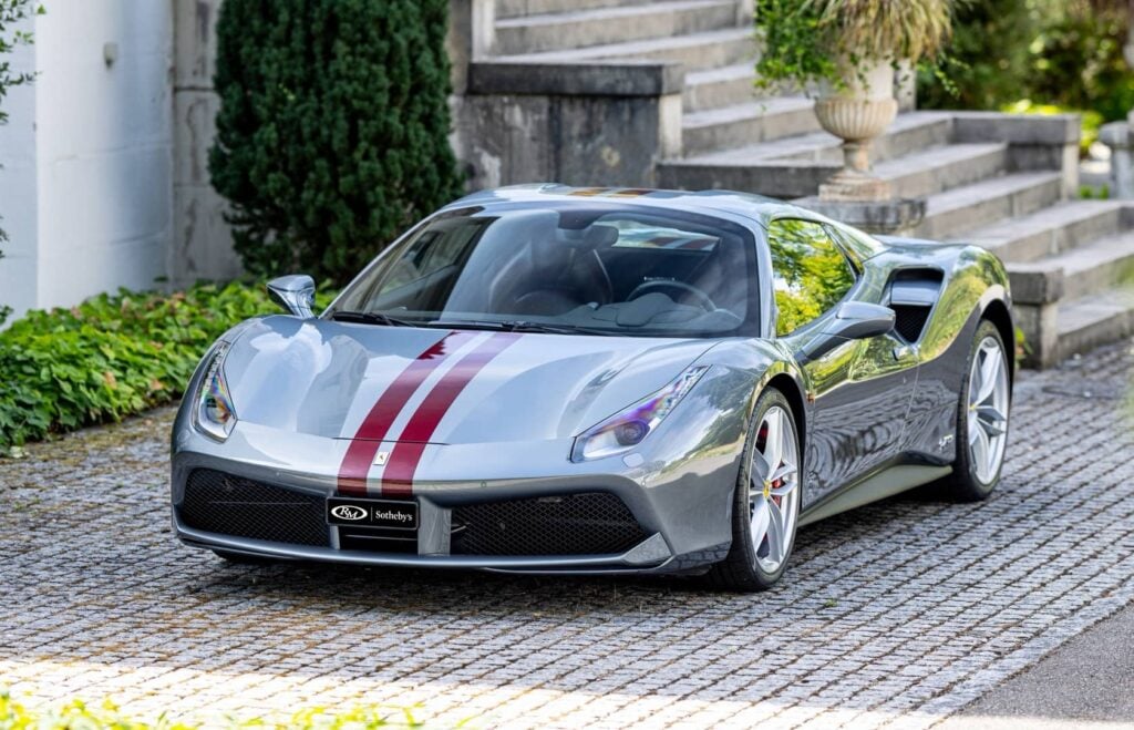 2018 Ferrari 488 Spider 70th Anniversary 'Tailor Made' Roof Closed - RM Sotheby's Zurich Results