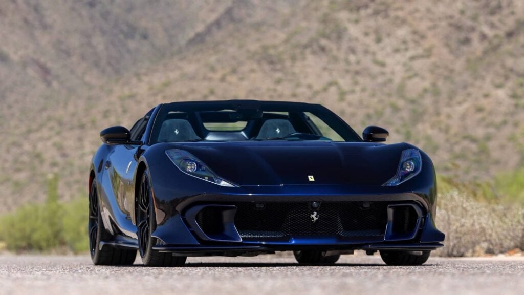 Top lot of the Mecum Nashville Results, a 2024 Ferrari 812 Competizione Aperta